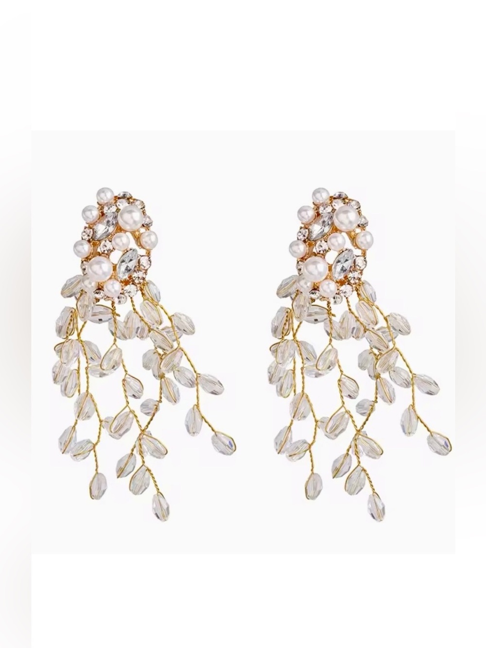 🍋2/$30 New Zara Baroque Pearl Branch Earrings